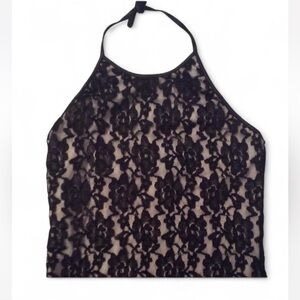 The Limited Black Floral Lace Camisole